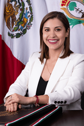 Foto de la Dip. Gabriela Vázquez Chacón