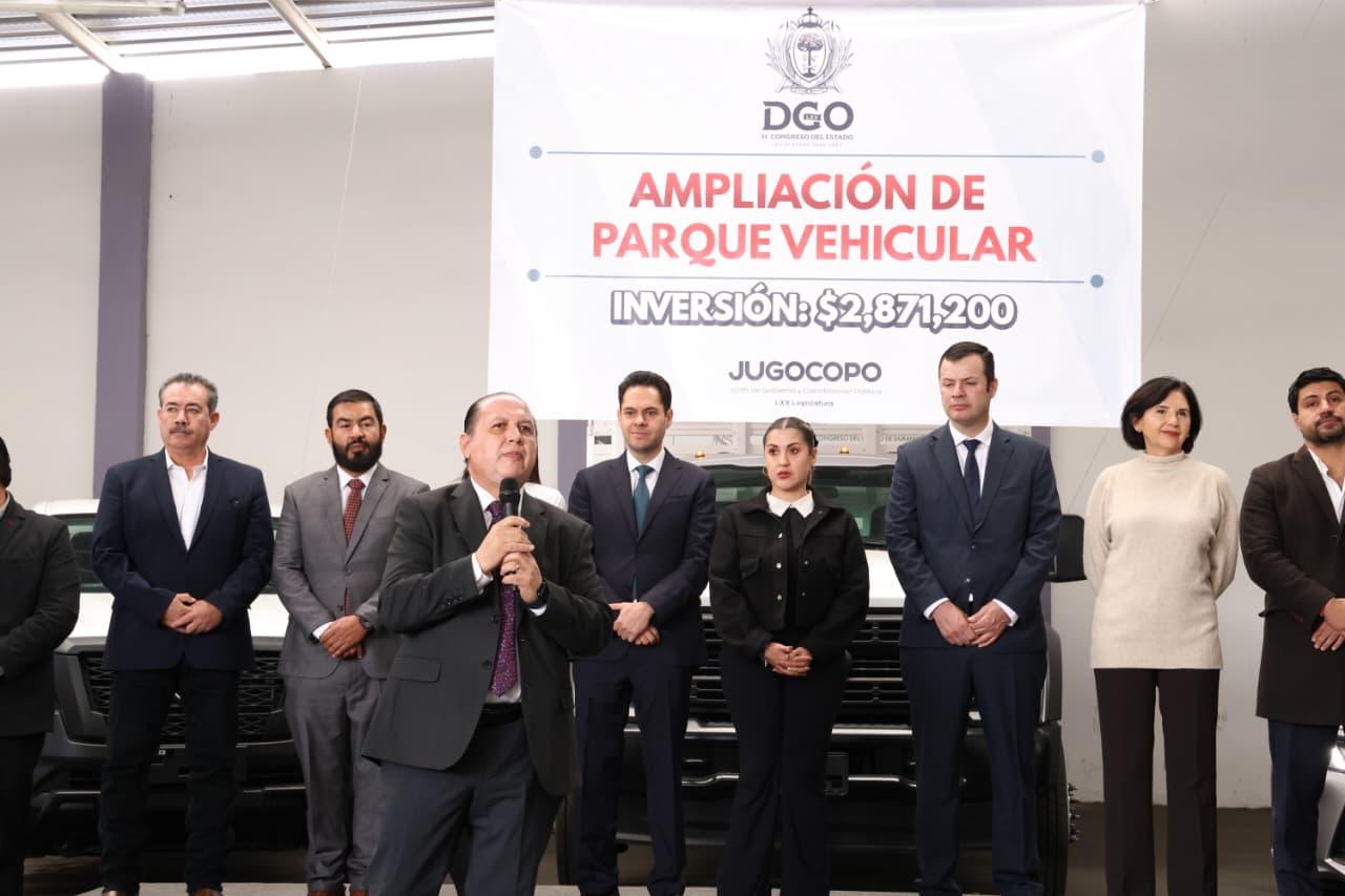 Con ahorro de recursos, Congreso adquiere vehículos para uso operativo