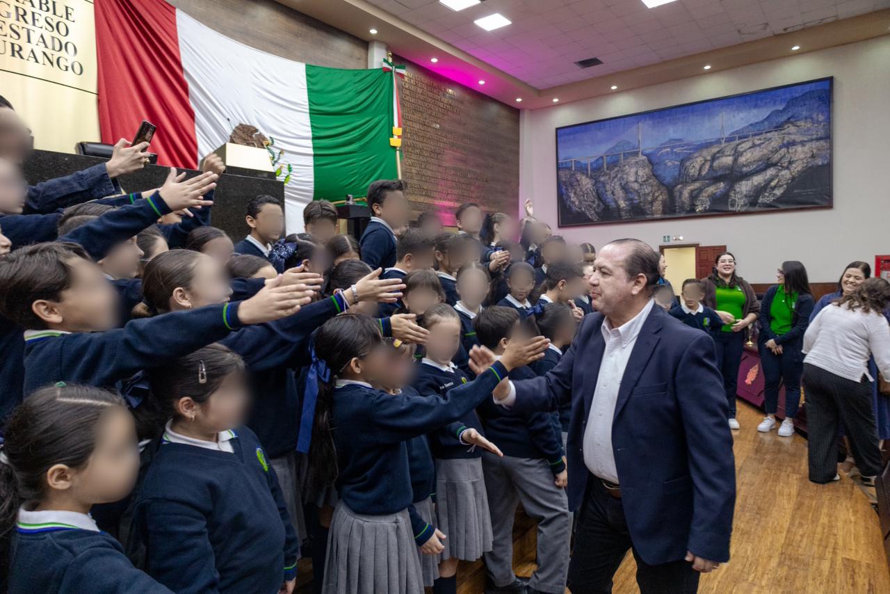 Crece el interés por el Parlamento Infantil; se suman niñas y niños de todo Durango.